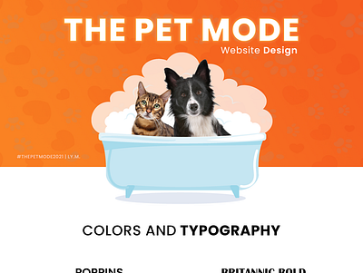 The Pet Mode adobe illustrator adobe photoshop branding graphic design pet grooming pet grooming website petshop ui ux website website design website mockup