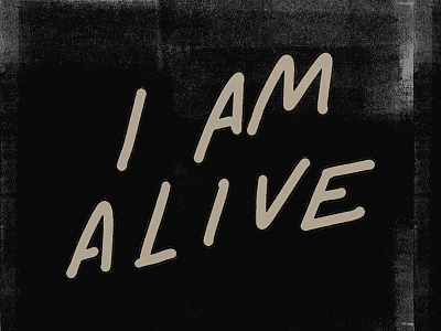 I am alive. apparel apparel design design handlettered handlettering illustration lettering type typography