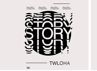 story apparel design lettering type typography