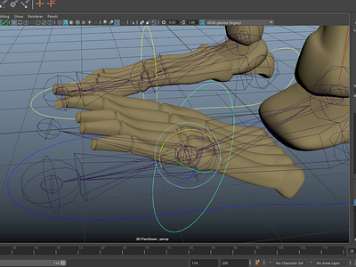 Skeleton Rigging 3d animation