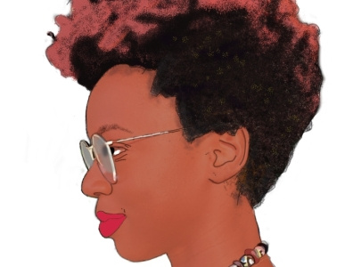 Brown woman beauty black digital art graphic design illustration love woman