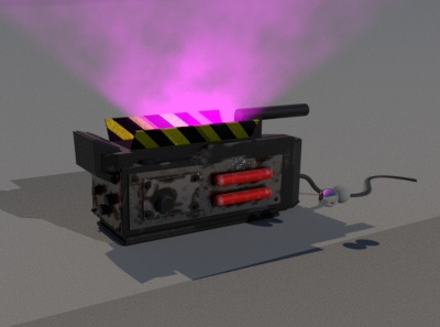 3D model of a Ghostbuster trap