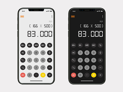 Calculator app black and white calculate calculator calculator app calssic dailyui design dieter dieterrams interface mobile numbers revival revive ui uidesign ux uxdesign