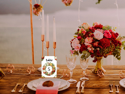 Table Number Template For Your Special Event