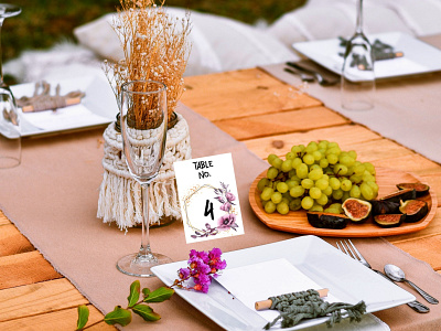 Printable Table Number Template For Your Special Event