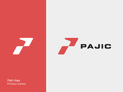 Pajic logo branding emblem fitness glyph logo logos mark pajic trainer