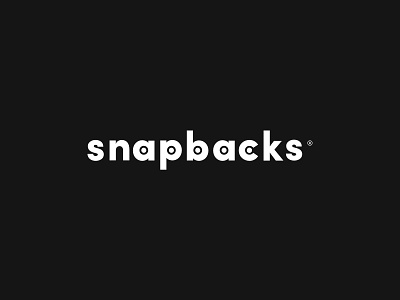 Snapbacks Brand black brand headwear logo minimal minimalism snapback