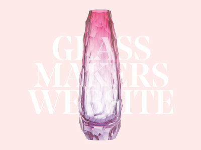 Moser Website art colors design glass luxury product typography ui ux vase website