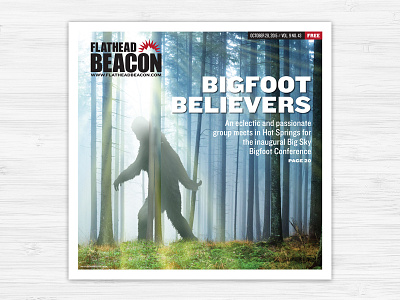 Cover Image for Bigfoot Feature bigfoot illustration photo sasquatch