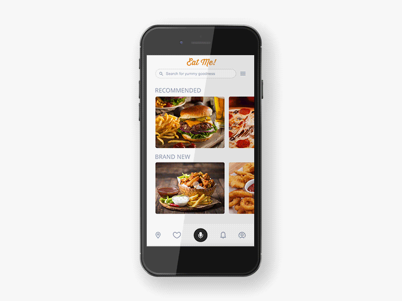 Restaurant Finder adobe xd auto animate ui ui design ux