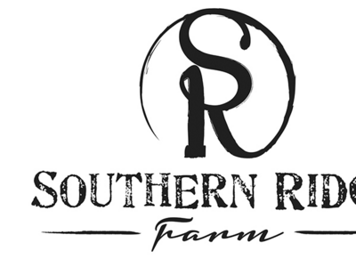 Southern Ridge Farms Logo farm to table farming logo design monogram r s