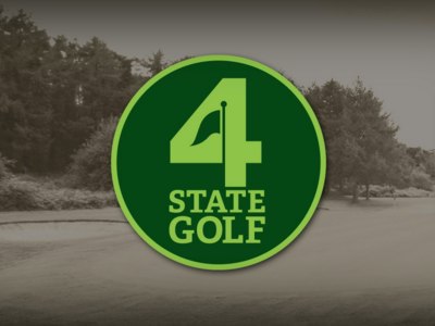 4-State Golf Logo Design 4 golf golfing green logo