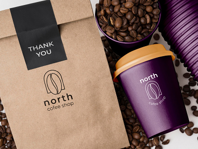 North Cofee branding graphic design logo