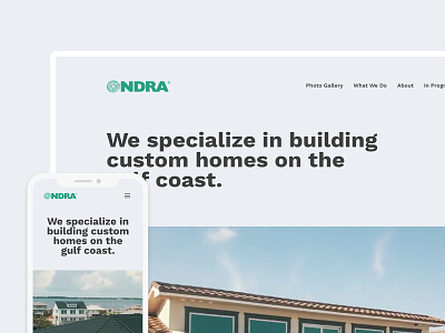 Ondra Home Building - Website pensacola webdesign website wordpress