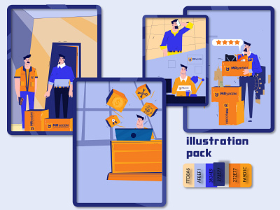 Mr Parts Illustration Pack character design graphic design illustration men pack part parts trend vector