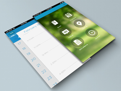 App app calendar design icons ios iphone iphone5 ui