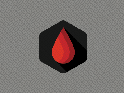 Blood blood drop icon red shadow texture