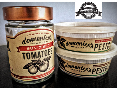 Domenicos branding and package design art direction branding food graphic design logo packaging