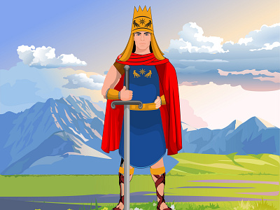 Tigran The Great adobe illustrator armenia illustration illustrations ilustrator king kings rmenia tigranmets tigranthegreat