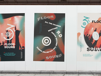 Third Floor Sound p2 (Brand Design) 3d branding graphic design logo