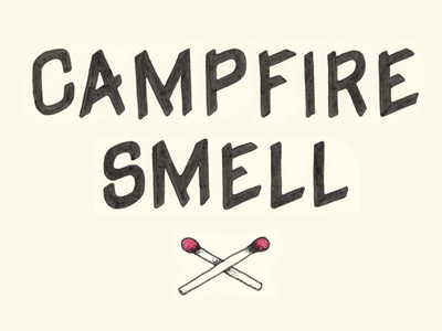 Campfire Smell illustration sketchbook project type
