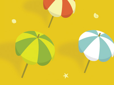 Beach Umbrellas illustration