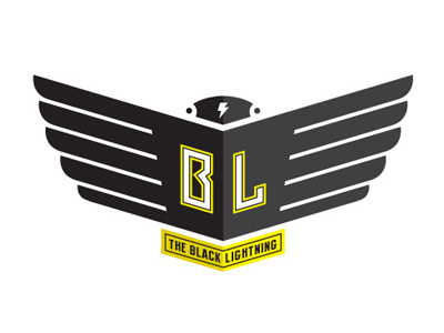 Black Lightning : Personal Bike Logo logo