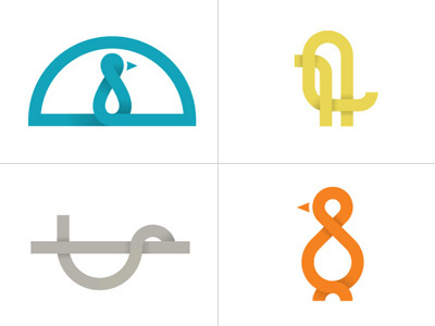 Animal Twist Icons: Birds design icon