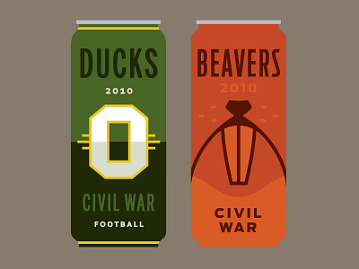 Ducks Vs Beavers Beer Design 2010