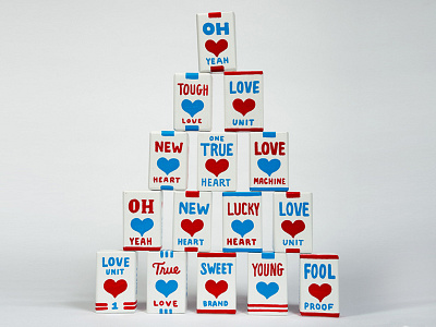 New Heart Pyramid handmade packaging