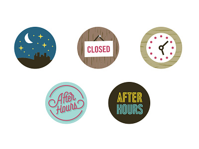 After Hours icons for Ruby Receptionists icons