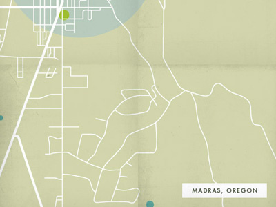 Density Study: Where I Have Lived No.1 illustration map