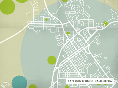 Density Study: Where I Have Lived No.3 illustration map