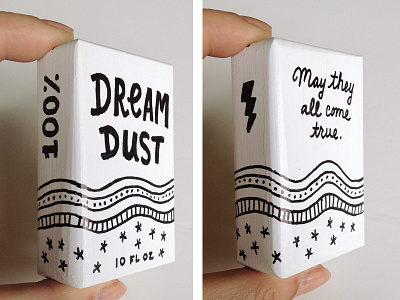 Dream Dust Box Test illustration packaging