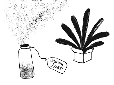 Fantastical Gifts - Dream Dust box burst hand drawn illustration ipadproart sprinkle