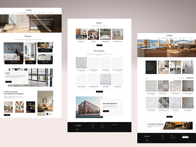 Doma Flooring Website Design