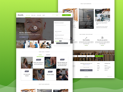 AnyJob Landing Page