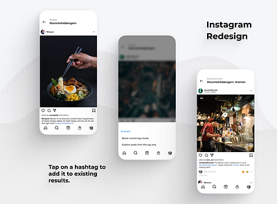 Instagram Redesign app design ux