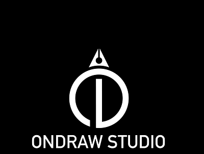 Logo ondraw studio design graphic design logo typography vector