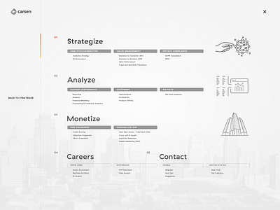 Menu Structure