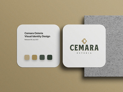 Cemara Osteria Visual Identity