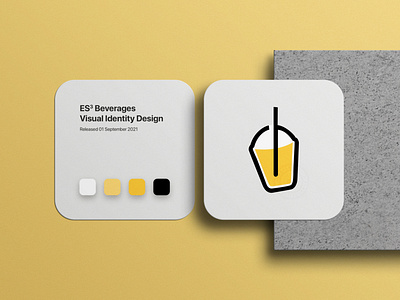 ES3 Beverages Visual Identity branding design graphic design icon illustration logo vector