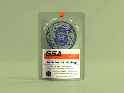 GSA Coffea Arabica Packaging branding design graphic design illustration vector