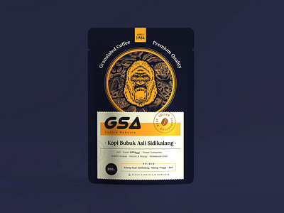 GSA Coffea Robusta Packaging branding design graphic design illustration vector