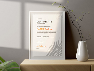 SQH Consultant Certificate of Attainment branding design graphic design illustration vector