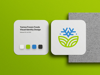 Yumna Frozen Foods Visual Identity branding design graphic design icon illustration logo vector