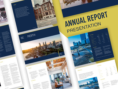 Annual Report design design graphic google slides illustration powerpoint powerpoint design powerpoint template presentation design slide design