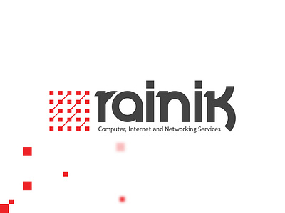 Rainik logo design design graphic graphicdesgn logo typography