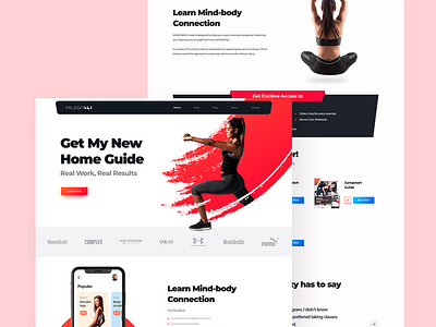 Web Landing Page Ui Design