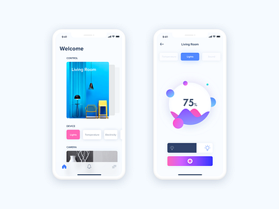 Smart Home app app ui ux